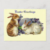 ヴィンテージのイースター挨拶の郵便はがき シーズンポストカード (正面)
