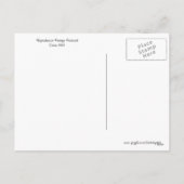 ヴィンテージのイースター挨拶1909年 シーズンポストカード (裏面)