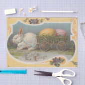 ヴィンテージのイースター知らせ 薄葉紙 (クラフト)