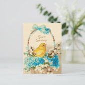 ヴィンテージのイースター郵便はがき シーズンポストカード (スタンド正面)