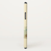 ヴィンテージのイースター、天使のような天使が天国の雲の中にいる Case-Mate iPhoneケース (裏面/右)