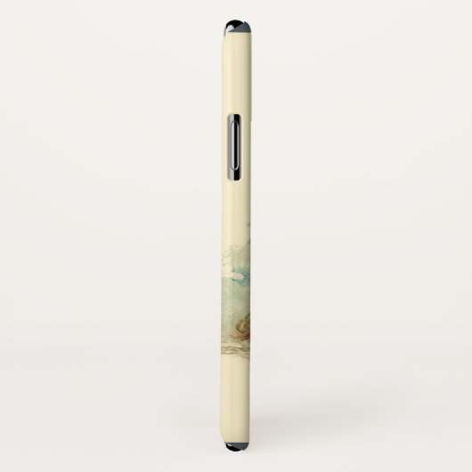 ヴィンテージのイースター、天使のような天使が天国の雲の中にいる Case-Mate iPhoneケース (裏面/右)