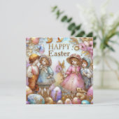ヴィンテージのイースター ～HAPPY EASTER～ 愛らしい子供たち～ シーズンカード (スタンド正面)