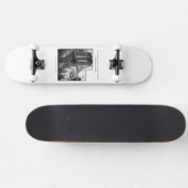 ヴィンテージのウィリアムズバーグブルックリン橋ニューヨークシティ スケートボード (横)