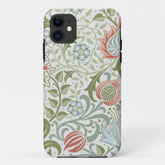 ヴィンテージのウィリアム・モリスの花模様の壁紙のiphone Case-Mate iPhoneケース (裏面)