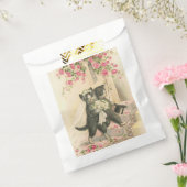 ヴィンテージのウェディングキャッツ フェイバーバッグ (封をした状態)