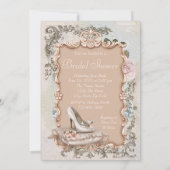 ヴィンテージのウェディングシャワー招待状 招待状 (裏面)