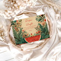 ヴィンテージのウォーター メロン ガーデン ディッパー ラッフル