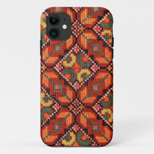 ヴィンテージのウクライナのスラブの刺繍のiPhoneの極端 iPhone 11 ケース