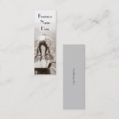 ヴィンテージのウクライナのバランスをとる行為のしおりの名刺 スキニー名刺 (正面/裏面)