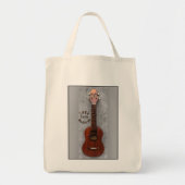 ヴィンテージのウクレレのバッグ トートバッグ (正面)