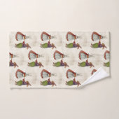 ヴィンテージのウサギビクトリアン夫婦 バスタオルセット (ハンドタオル)