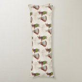 ヴィンテージのウサギビクトリアン夫婦 ボディピロー (正面縦)