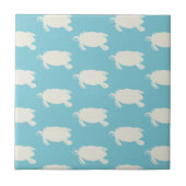 ヴィンテージのウミガメパターン タイル (正面)