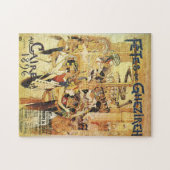ヴィンテージのエジプトのテーマの鉄道のジグソーパズル ジグソーパズル (横)