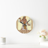 ヴィンテージのエジプト旅行円形の時計 ラウンド壁時計 (ホーム)