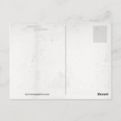 ヴィンテージのエッフェル塔 ポストカード (裏面)