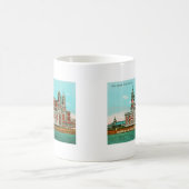 ヴィンテージのエリス島、ニューヨークシティ コーヒーマグカップ (中央)