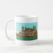 ヴィンテージのエリス島、ニューヨークシティ コーヒーマグカップ (左)