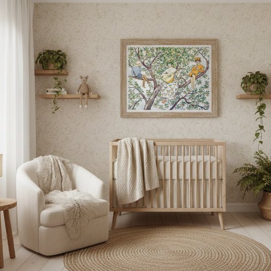 ヴィンテージのエルサ・ベスコーウ 魔法の庭園 ポスター