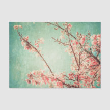 ヴィンテージのエレガントで擦り切れたなティール（緑がかった色）木及び桜