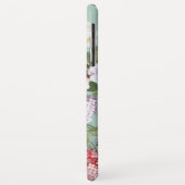 ヴィンテージのエレガントなピンクの赤いバラの花柄パターン Case-Mate iPhoneケース (裏面/左)