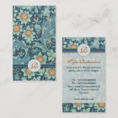 ヴィンテージのエレガントなモノグラムの名刺 名刺 (正面/裏面)