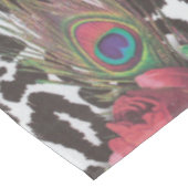 ヴィンテージのエレガントな花のチータの花のテーブルクロス テーブルクロス (アングル)