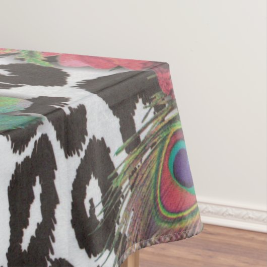 ヴィンテージのエレガントな花のチータの花のテーブルクロス テーブルクロス (インサイチュ)