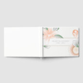 ヴィンテージのエレガント葬儀の客書 ゲストブック (全面)