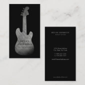 ヴィンテージのエレキギターの名刺 名刺 (正面/裏面)