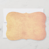 ヴィンテージのエンゲージメントパーティーの古い招待状 招待状 (裏面)