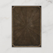 ヴィンテージのエーススペード 名刺 (裏面)