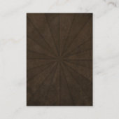 ヴィンテージのエーススペード 名刺 (裏面)