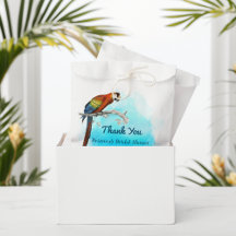 ヴィンテージのオウムのウェディングシャワー感謝祭