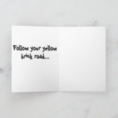 ヴィンテージのオズの魔法使いの第1版プリント カード (内部)