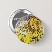 ヴィンテージのオズの魔法使いの第1版プリント 缶バッジ (正面&裏面)