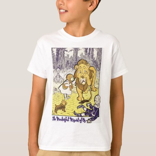 ヴィンテージのオズの魔法使いの第1版プリント Tシャツ (正面)