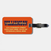 ヴィンテージのオズの魔法使いの表紙 ラゲッジタグ (裏面横)