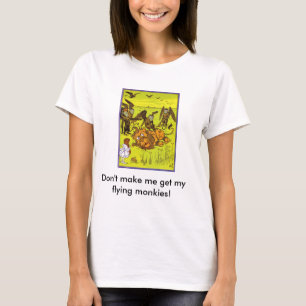 ヴィンテージのオズの魔法使いの飛んでいるな猿 Tシャツ