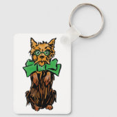 ヴィンテージのオズトト犬と緑の弓 キーホルダー (裏面)