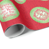 ヴィンテージのオズレッドクリスマスラッピング紙 ラッピングペーパー (ロールコーナー)