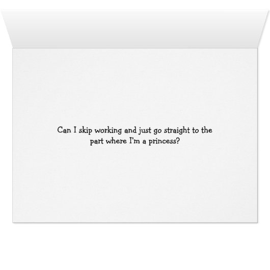 ヴィンテージのオフィス-仕事のプリンセス、 (内部横(下))