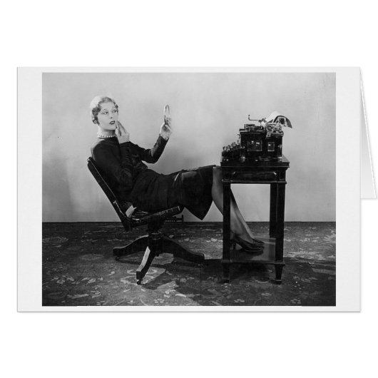 ヴィンテージのオフィス-仕事のプリンセス、 (正面横)