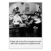 ヴィンテージのオフィス-仕事の主任の無能力、 (正面)