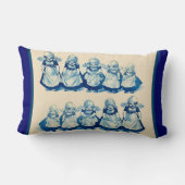 ヴィンテージのオランダのデザイン、1905人の小さいオランダの女の子 ランバークッション (裏面)