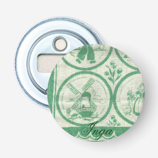 ヴィンテージのオランダの台所タオル 栓抜き