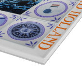 ヴィンテージのオランダデルフト青いDelftwareはオランダをタイルを張ります カッティングボード (角)