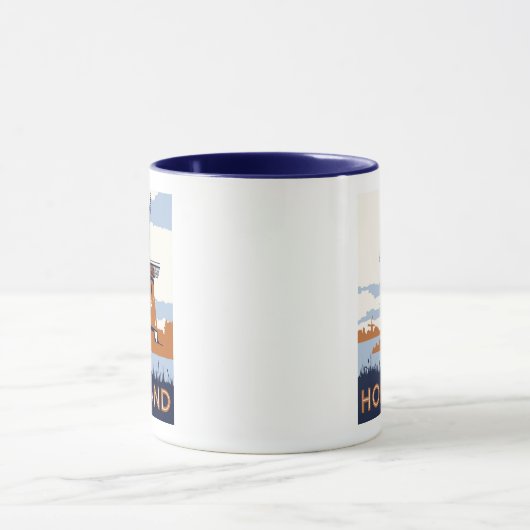 ヴィンテージのオランダポスター マグカップ (中央)