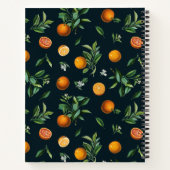 ヴィンテージのオレンジフルーツ ノートブック (裏面)